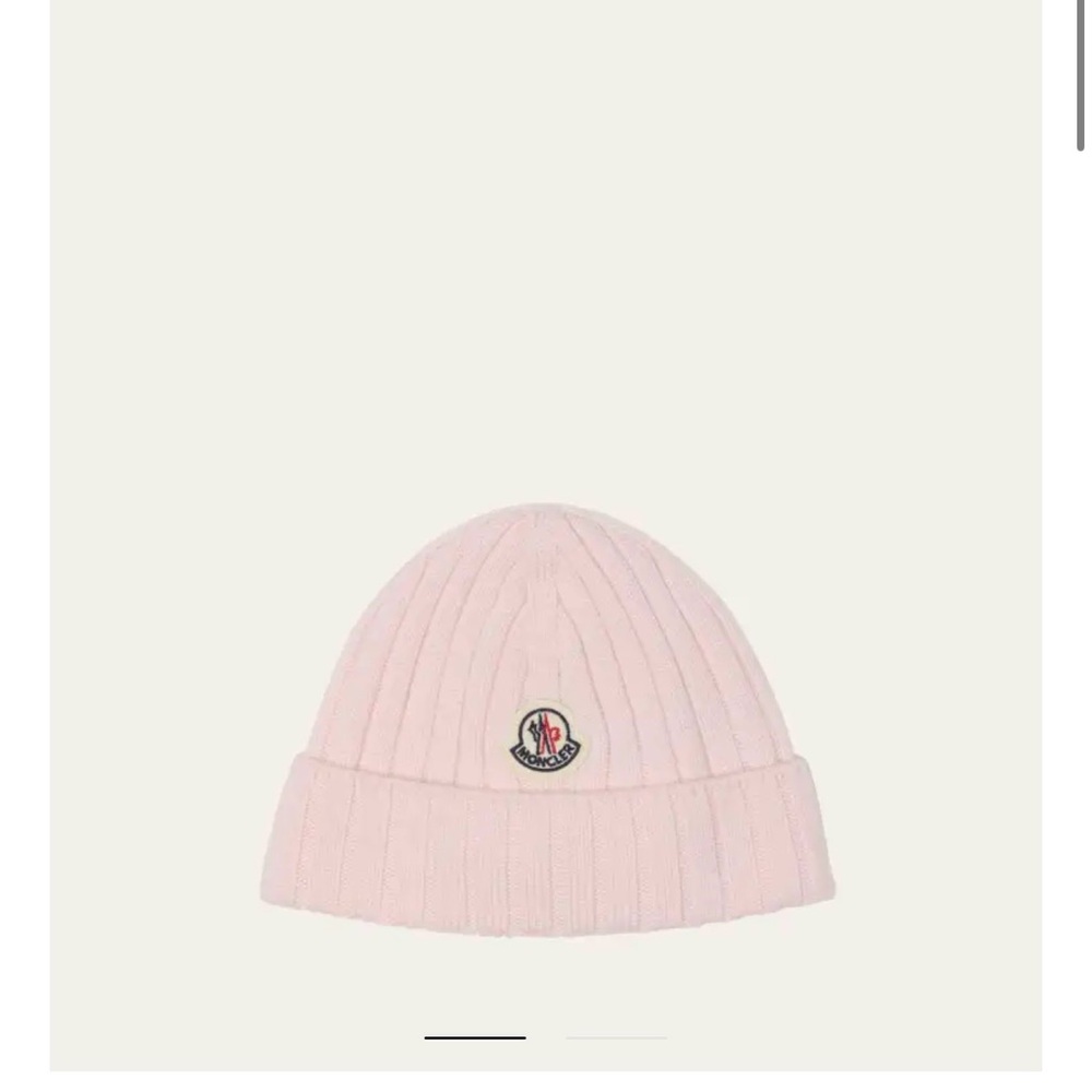 Moncler Pink Kids Beanie